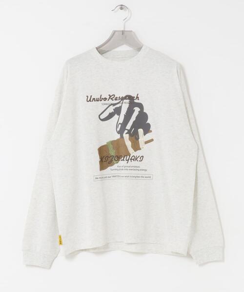 URBAN RESEARCH（アーバンリサーチ）の「鳥貴族×UR　UnuboResearch LONG-SLEEVE T-SHIRTS B（Tシャツ/カットソー・メンズ・チャコールグレー/ブラック/モカ/オートミール/ホワイト・X-LARGE/LARGE/MEDIUM）」の14枚目の写真