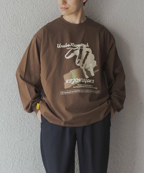 URBAN RESEARCH（アーバンリサーチ）の「鳥貴族×UR　UnuboResearch LONG-SLEEVE T-SHIRTS B（Tシャツ/カットソー・メンズ・チャコールグレー/ブラック/モカ/オートミール/ホワイト・X-LARGE/LARGE/MEDIUM）」の8枚目の写真
