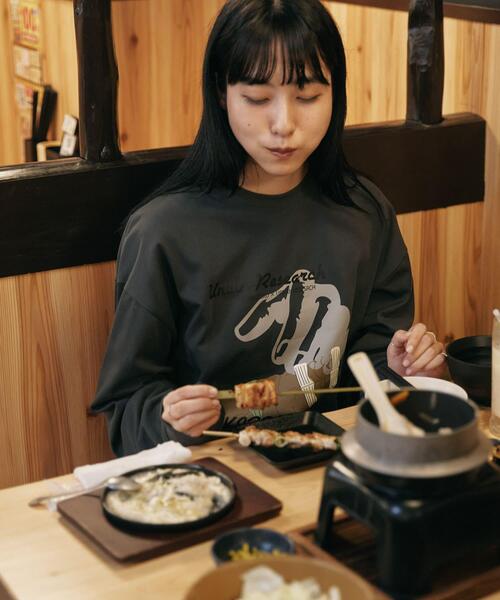 URBAN RESEARCH（アーバンリサーチ）の「鳥貴族×UR　UnuboResearch LONG-SLEEVE T-SHIRTS B（Tシャツ/カットソー・メンズ・チャコールグレー/ブラック/モカ/オートミール/ホワイト・X-LARGE/LARGE/MEDIUM）」の6枚目の写真