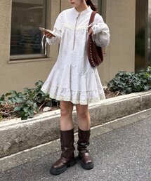 w closet | ストライプミニシャツワンピース(シャツ/ブラウス)