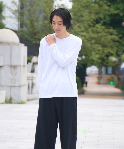 kuros'（クロス）の「【kuros’オリジナル】《Re:new》mono-kuros' コットン ロングスリーブTシャツ UNISEX（Tシャツ/カットソー・メンズ・ホワイト/ブラック・X-LARGE/SMALL/MEDIUM/LARGE）」の8枚目の写真