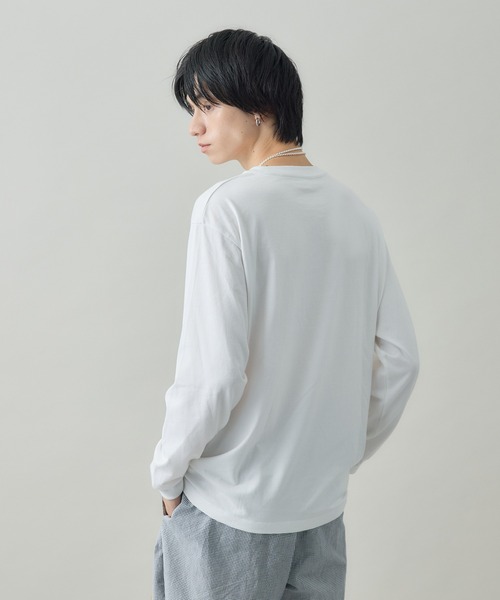 kuros'（クロス）の「【kuros’オリジナル】《Re:new》mono-kuros' コットン ロングスリーブTシャツ UNISEX（Tシャツ/カットソー・メンズ・ホワイト/ブラック・X-LARGE/SMALL/MEDIUM/LARGE）」の19枚目の写真