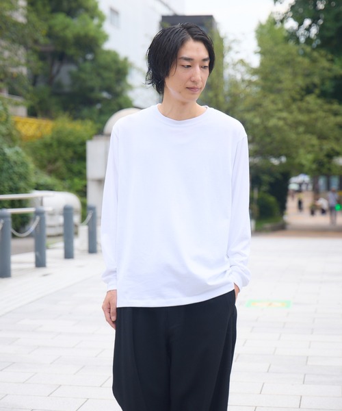 kuros'（クロス）の「【kuros’オリジナル】《Re:new》mono-kuros' コットン ロングスリーブTシャツ UNISEX（Tシャツ/カットソー・メンズ・ホワイト/ブラック・X-LARGE/SMALL/MEDIUM/LARGE）」の13枚目の写真