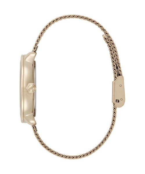 OLIVIA BURTON(オリビアバートン)の「「OLIVIA BURTON/オリビアバートン」 セレスティアル - 34mm ムーン ホワイト&ゴールドメッシュ(アナログ腕時計・レディース・イエローゴールド/ピンクゴールド・FREE)」の14枚目の写真