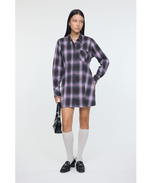 セール】CHECK SHIRT ドレス（ワンピース）｜MOUSSY（マウジー）の