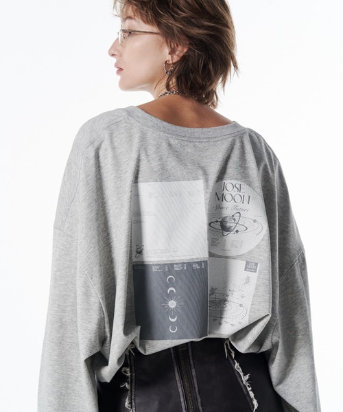 JOSE MOON（ジョゼムーン）の「OVER PRINT LONG TSHIRT/オーバー