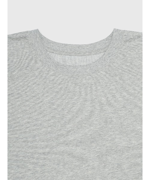 JOSE MOON(ジョゼムーン)の「OVER PRINT LONG TSHIRT/オーバープリントロングTシャツ(Tシャツ/カットソー・レディース・ブラック/ホワイト/ライトグレー・FREE)」の12枚目の写真