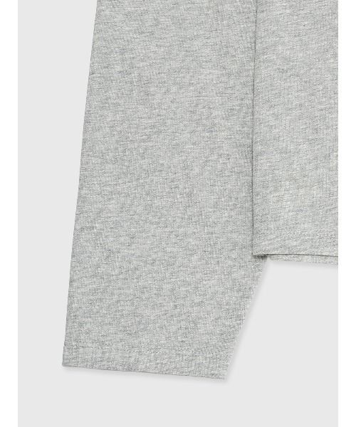 JOSE MOON(ジョゼムーン)の「OVER PRINT LONG TSHIRT/オーバープリントロングTシャツ(Tシャツ/カットソー・レディース・ブラック/ホワイト/ライトグレー・FREE)」の14枚目の写真