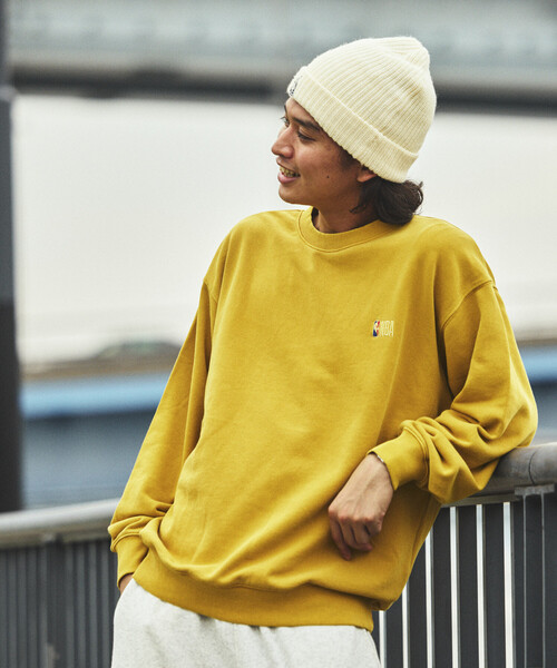 NBA（エヌビーエー）の「NBA 別注ランダムチーム バックロゴ クルーネックスウェット（スウェット・メンズ・チャコールグレー/イエロー/ネイビー/ライトグレー・MEDIUM/LARGE）」の8枚目の写真