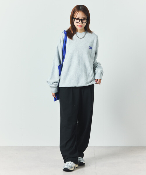 NBA（エヌビーエー）の「NBA 別注ランダムチーム バックロゴ クルーネックスウェット（スウェット・メンズ・チャコールグレー/イエロー/ネイビー/ライトグレー・MEDIUM/LARGE）」の12枚目の写真