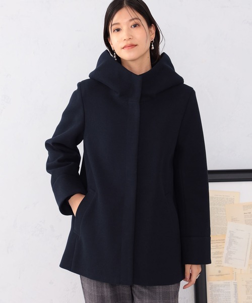 GALLORIA（ギャローリア）の「【キレメクアウター】フード付きジャケット（その他アウター・レディース・ネイビー/ライトベージュ/ライトイエロー・S/M/L/LL）」の3枚目の写真