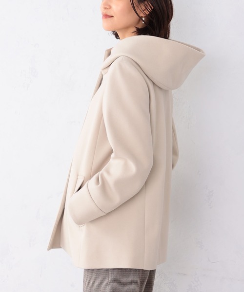 GALLORIA（ギャローリア）の「【キレメクアウター】フード付きジャケット（その他アウター・レディース・ネイビー/ライトベージュ/ライトイエロー・S/M/L/LL）」の4枚目の写真