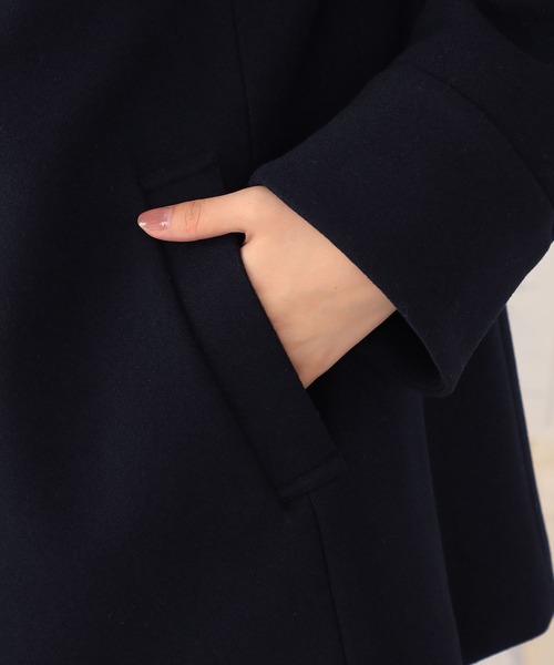 GALLORIA（ギャローリア）の「【キレメクアウター】フード付きジャケット（その他アウター・レディース・ネイビー/ライトベージュ/ライトイエロー・S/M/L/LL）」の10枚目の写真