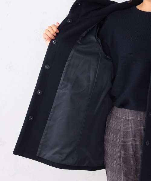 GALLORIA（ギャローリア）の「【キレメクアウター】フード付きジャケット（その他アウター・レディース・ネイビー/ライトベージュ/ライトイエロー・S/M/L/LL）」の11枚目の写真