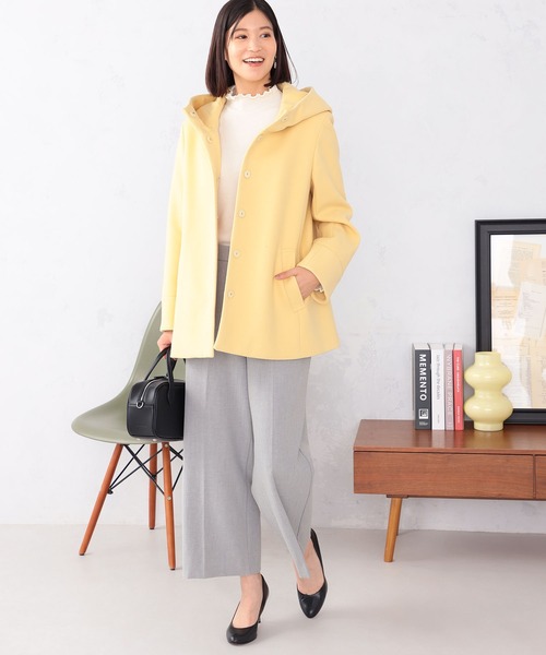 GALLORIA（ギャローリア）の「【キレメクアウター】フード付きジャケット（その他アウター・レディース・ネイビー/ライトベージュ/ライトイエロー・S/M/L/LL）」の12枚目の写真