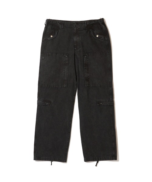 MSML(エムエスエムエル)の「GARMENT DYE CARGO PANTS(カーゴパンツ・メンズ・ブラック・S/M/L/XL)」の2枚目の写真