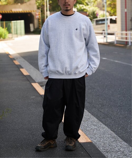 BEVERLY HILLS POLO CLUB（ビバリーヒルズポロクラブ）の「BEVERLY HILLS POLO CLUB 裏起毛クルーネックプルオーバー（スウェット・メンズ・ブルー/グリーン/杢グレー/ブラック・L/LL/M）」の9枚目の写真