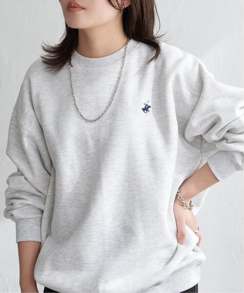 BEVERLY HILLS POLO CLUB（ビバリーヒルズポロクラブ）の「BEVERLY HILLS POLO CLUB 裏起毛クルーネックプルオーバー（スウェット・メンズ・ブルー/グリーン/杢グレー/ブラック・L/LL/M）」の11枚目の写真