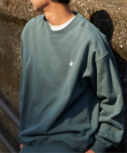 BEVERLY HILLS POLO CLUB（ビバリーヒルズポロクラブ）の「BEVERLY HILLS POLO CLUB 裏起毛クルーネックプルオーバー（スウェット・メンズ・ブルー/グリーン/杢グレー/ブラック・L/LL/M）」の21枚目の写真
