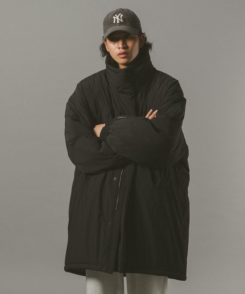 RAGEBLUE（レイジブルー）の「AIRTHERMAL MONSTER PARKA LONG JACKET / エアサーマルモンスターパーカー/ロングジャケット/コート（ダウンジャケット/コート・メンズ・ブラック/オリーブ・LARGE/MEDIUM）」の14枚目の写真