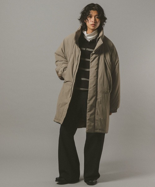 RAGEBLUE（レイジブルー）の「AIRTHERMAL MONSTER PARKA LONG JACKET / エアサーマルモンスターパーカー/ロングジャケット/コート（ダウンジャケット/コート・メンズ・ブラック/オリーブ・LARGE/MEDIUM）」の18枚目の写真