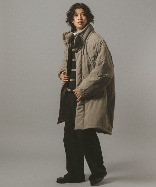 RAGEBLUE（レイジブルー）の「AIRTHERMAL MONSTER PARKA LONG JACKET / エアサーマルモンスターパーカー/ロングジャケット/コート（ダウンジャケット/コート・メンズ・ブラック/オリーブ・LARGE/MEDIUM）」の19枚目の写真