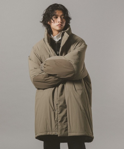 RAGEBLUE（レイジブルー）の「AIRTHERMAL MONSTER PARKA LONG JACKET / エアサーマルモンスターパーカー/ロングジャケット/コート（ダウンジャケット/コート・メンズ・ブラック/オリーブ・LARGE/MEDIUM）」の20枚目の写真