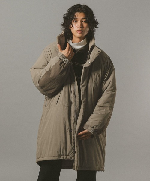 RAGEBLUE（レイジブルー）の「AIRTHERMAL MONSTER PARKA LONG JACKET / エアサーマルモンスターパーカー/ロングジャケット/コート（ダウンジャケット/コート・メンズ・ブラック/オリーブ・LARGE/MEDIUM）」の21枚目の写真