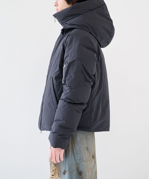 NVRFRGT】HOODED PUFFER JACKET（ダウンジャケット/コート）｜NVRFRGT