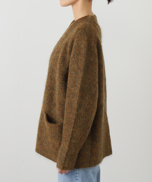 SAYAKADAVIS（サヤカディヴィス）の「SAYAKA DAVIS MOHAIR CARDIGAN VKT301-MK：ニット（ニット/セーター・レディース・ブラウン・SMALL）」の7枚目の写真