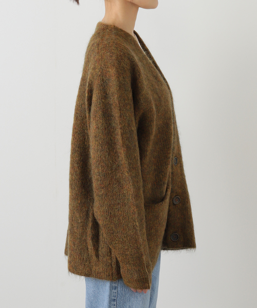 SAYAKADAVIS（サヤカディヴィス）の「SAYAKA DAVIS MOHAIR CARDIGAN VKT301-MK：ニット（ニット/セーター・レディース・ブラウン・SMALL）」の9枚目の写真