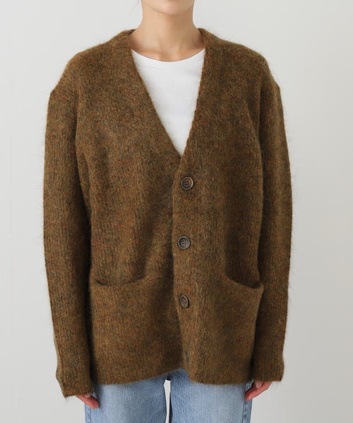 SAYAKADAVIS（サヤカディヴィス）の「SAYAKA DAVIS MOHAIR CARDIGAN VKT301-MK：ニット（ニット/セーター・レディース・ブラウン・SMALL）」の16枚目の写真