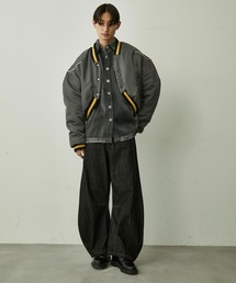 BLANK HOTEL（ブランクホテル）の「Bolero-Style Padded Award Jacket / ボレロデザインアワードパフジャケット（スタジャン）」