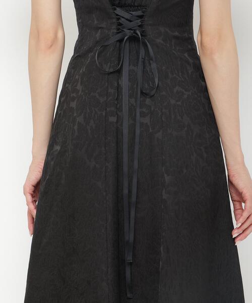 AND COUTURE（アンドクチュール）の「フリルチュールショルダーフレアドレス（ドレス・レディース・ブラック・FREE）」の7枚目の写真