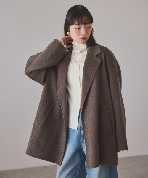 SUPER120リバージャケットコート（その他アウター）｜ADAM ET ROPE