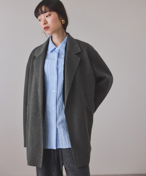 SUPER120リバージャケットコート（その他アウター）｜ADAM ET ROPE