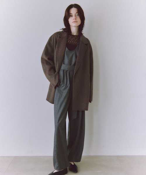 セール】Super120'sリバージャケットコート（テーラードジャケット