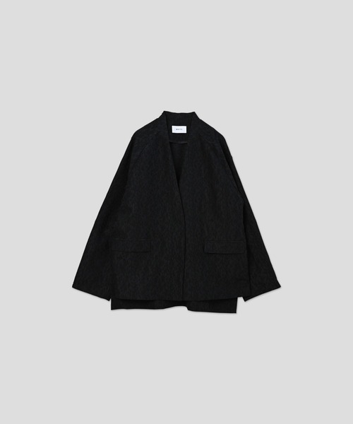 WHYTO.(ホワイト)の「「WHYTO. / ホワイト」ジャカードスリットオーバージャケット(その他アウター・レディース・ネイビー/グレイッシュベージュ/ブラック・38/36)」の21枚目の写真