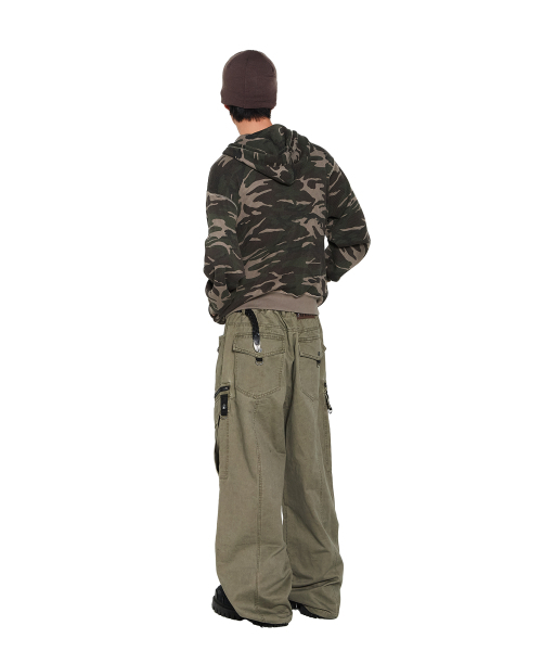 AAKAM(アーカム)の「Camouflage Waffle Zip-Up Hoodie (Khaki)(パーカー・レディース・その他・1/2)」の15枚目の写真