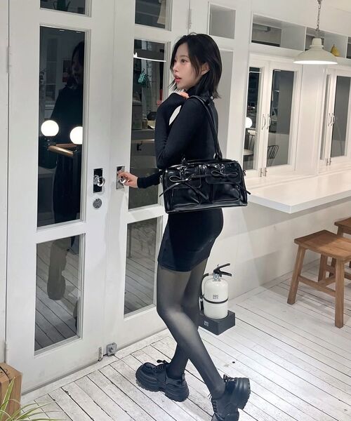 SALT AND CHOCOLATE(ソルトアンドチョコレート)の「マロンポケットバッグ 452431004 (ブラック)(ショルダーバッグ・レディース・その他・FREE)」の14枚目の写真