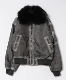 ８(eight) | ヴィンテージ加工ファー脱着フライトジャケット(ブルゾン)