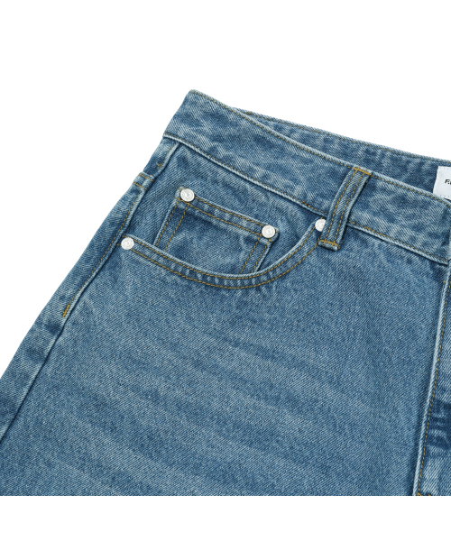 F.ILLUMINATE(フィルミネイト)の「ディストロイドワイドデニムパンツ-ブルー(デニムパンツ・レディース・その他・SMALL/MEDIUM/LARGE)」の7枚目の写真