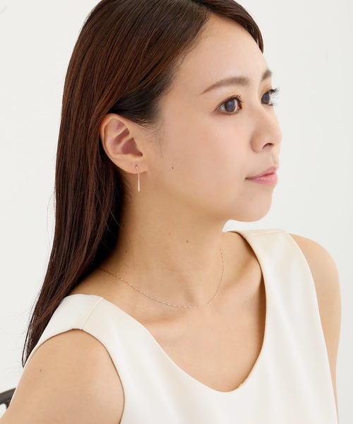 CALIN STANDARD(カリンスタンダード)の「◆金属アレルギー対応◆◆made in japan◆シャープドロップ フックピアス(ピアス(両耳用)・レディース・ピンクゴールド/シルバー/ゴールド・FREE)」の11枚目の写真