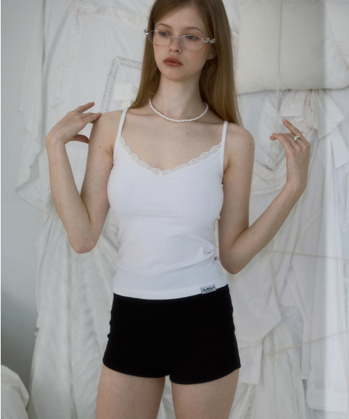 ROSEFRANTZ（ロゼフランツ）の「Lace Slim Sleeveless [Ivory]（Tシャツ/カットソー・レディース・アイボリー・OS）」の6枚目の写真