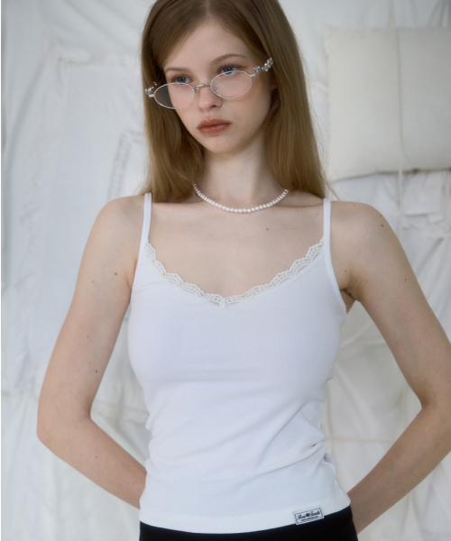 ROSEFRANTZ（ロゼフランツ）の「Lace Slim Sleeveless [Ivory]（Tシャツ/カットソー・レディース・アイボリー・OS）」の7枚目の写真