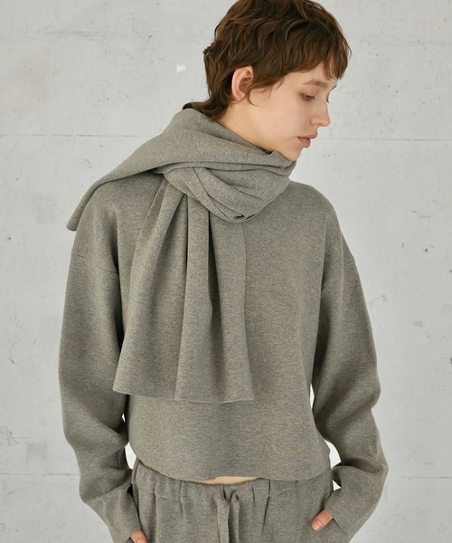 LA PEAU DE GEM】antipilling muffler/アンチピリングマフラー