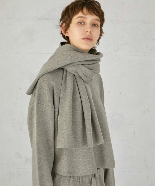 LA PEAU DE GEM ラポドゥジェム アンチピリングマフラー LA PEAU DE GEM】antipilling muffler/アンチピリングマフラー