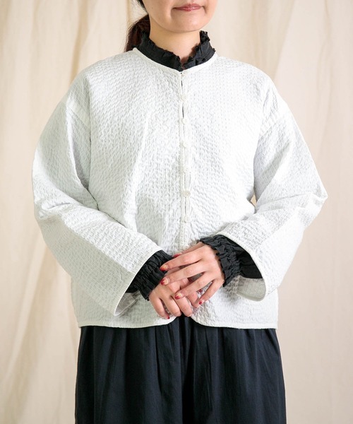 Brocante / ブロカント] 二重インドボイル ポワンジャケット（ノー