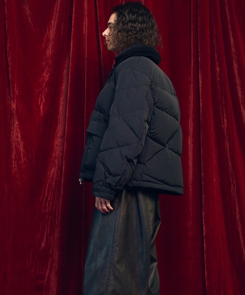 MAISON SPECIAL(メゾンスペシャル)の「《UNISEX》Corduroy Collar Prime-Over Down Jacket/コーデュロイカラープライムオーバーダウンブルゾン【MAISON SPECIAL/メゾンスペシャル】(ダウンジャケット/コート・メンズ・ブラック/グレイッシュベージュ/チャコールグレー・0/1/2)」の8枚目の写真