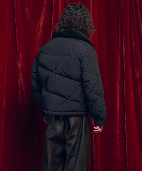 MAISON SPECIAL(メゾンスペシャル)の「《UNISEX》Corduroy Collar Prime-Over Down Jacket/コーデュロイカラープライムオーバーダウンブルゾン【MAISON SPECIAL/メゾンスペシャル】(ダウンジャケット/コート・メンズ・ブラック/グレイッシュベージュ/チャコールグレー・0/1/2)」の9枚目の写真